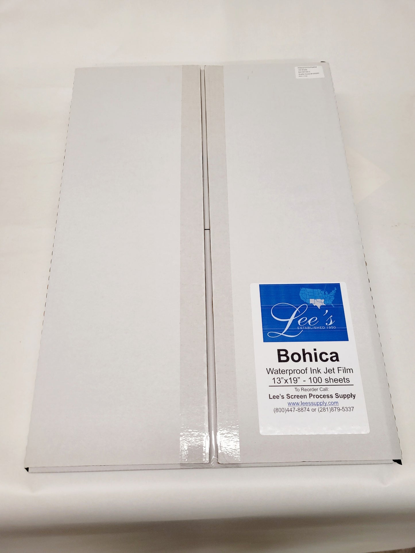 Waterproof Ink Jet Film SHEETS 13" X 19" - 100 SHEETS