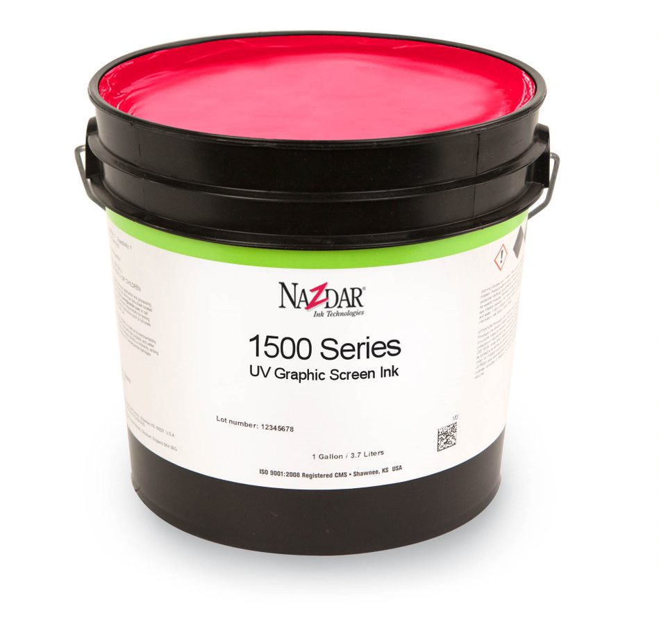 Nazdar 1500 UV Graphic Screen Ink - PMS Base Colors