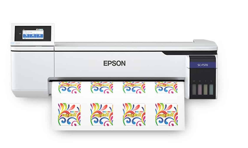 Epson SureColor F570 Pro 24" Desktop Sublimation Printer Bundle