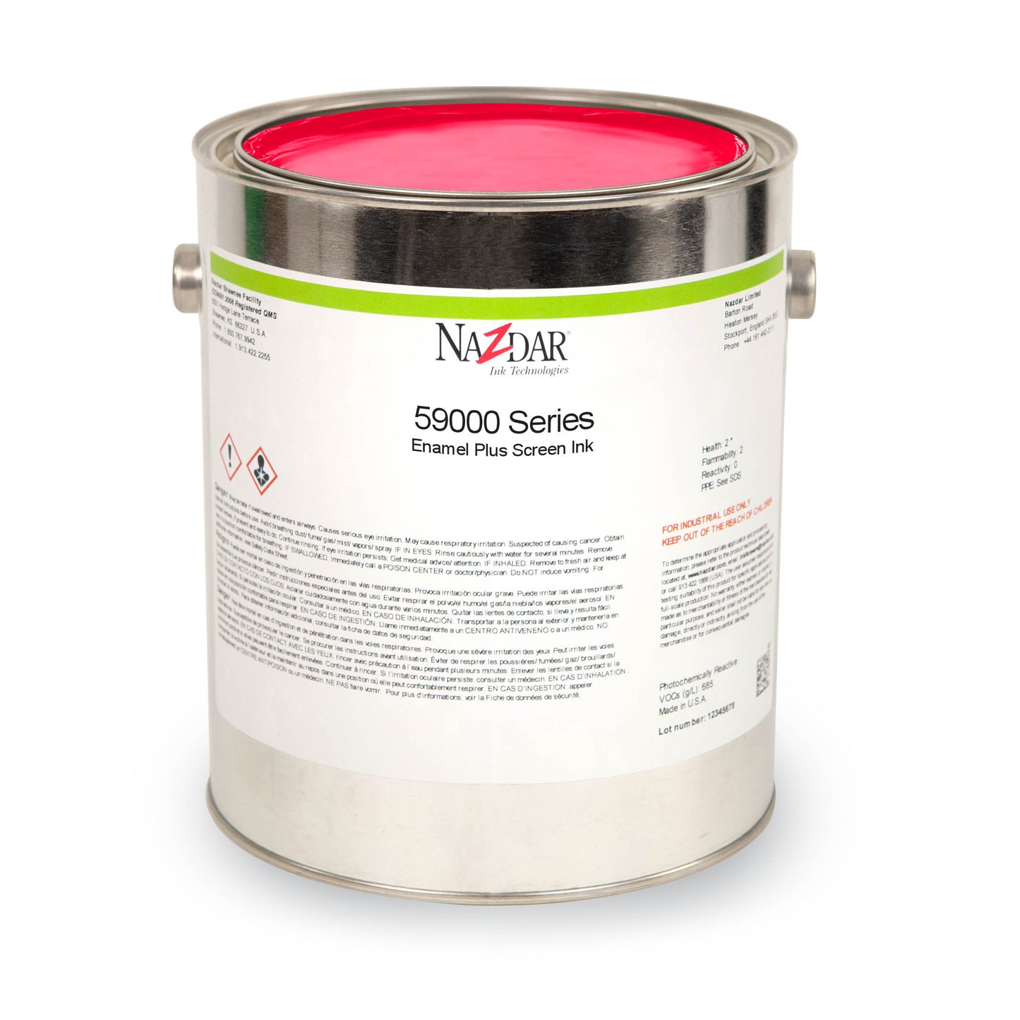 Nazdar 59000 Enamel Plus Screen Ink Additives - Coating Varnish