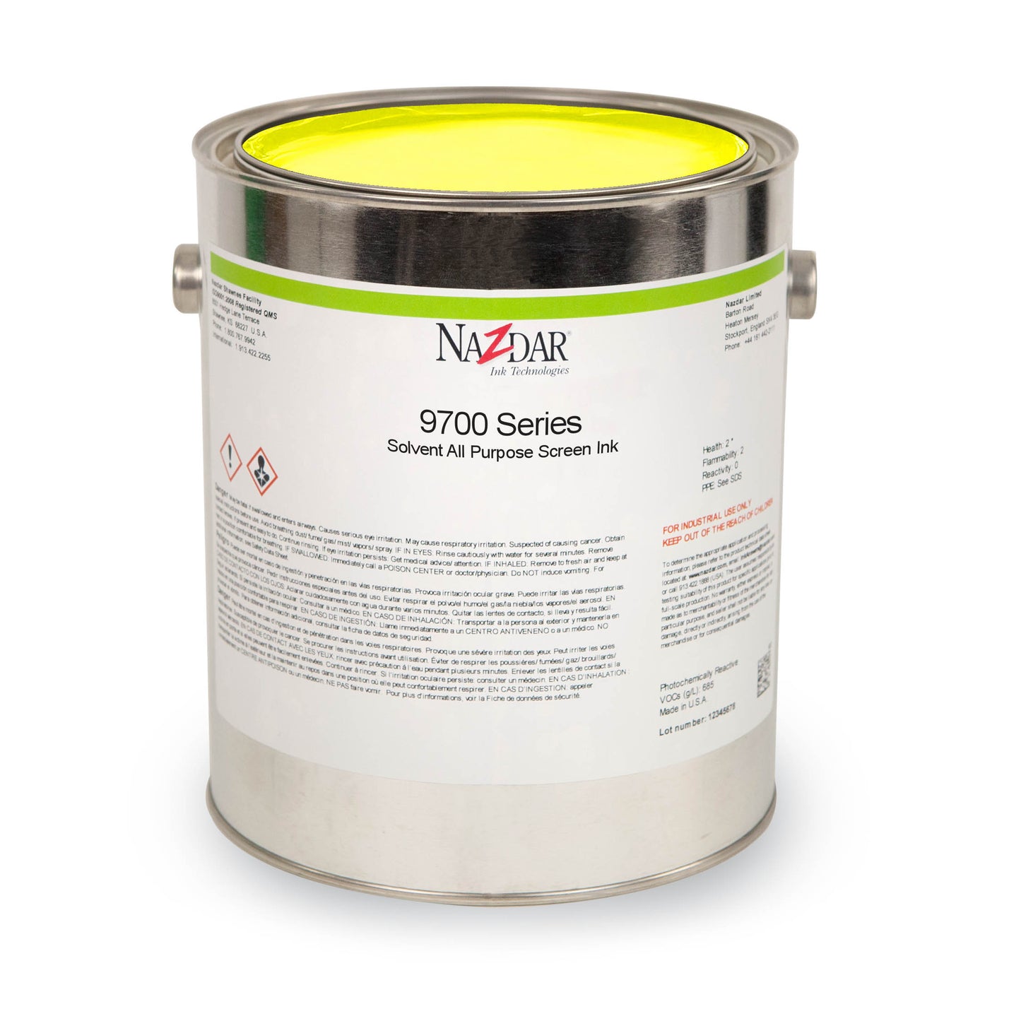 Nazdar 9700 All Purpose Screen Ink Additives - Flattening Paste