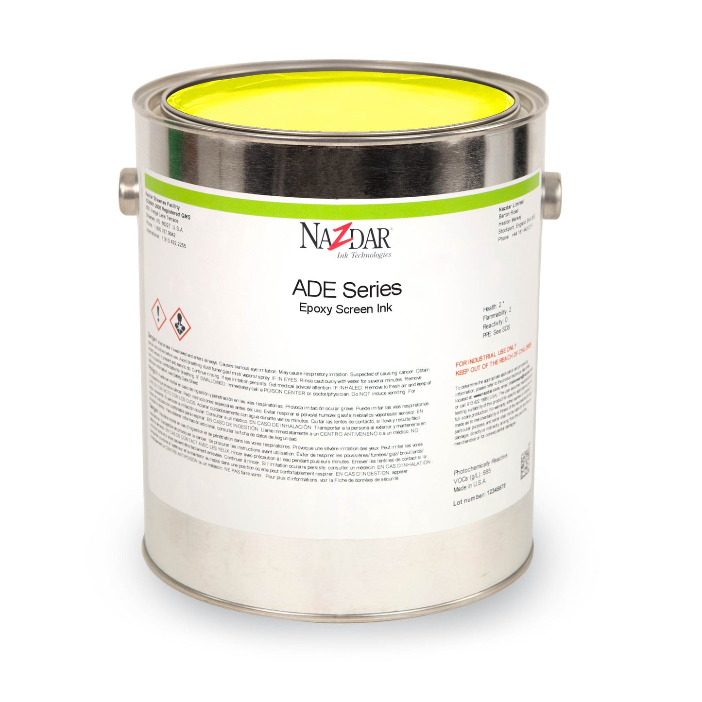 Nazdar ADE Epoxy Screen Ink - Snowboard Catalyst