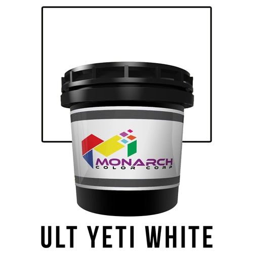 Monarch Ultra Low Temp 100% Poly Plastisol Ink - Yeti ULT White