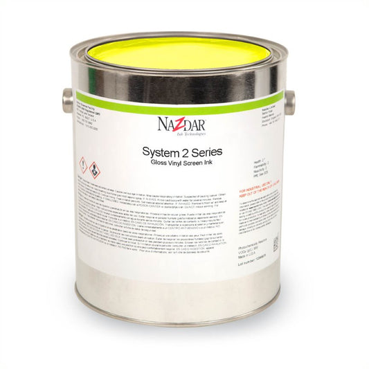 Nazdar System 2 Gloss Screen Ink - Standard Colors
