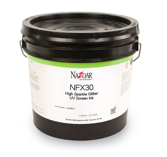 Nazdar NFX30 High Sparkle Glitter UV Screen Ink