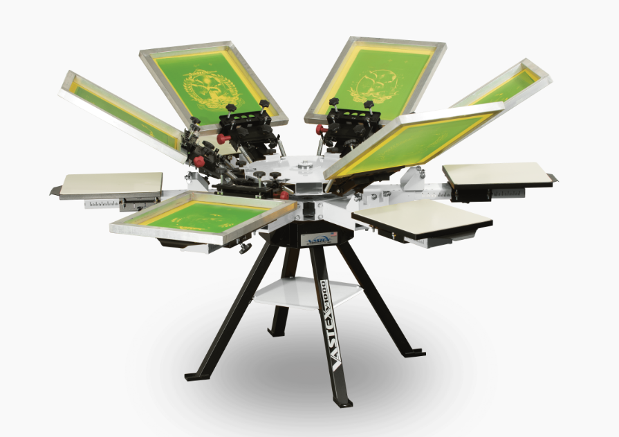 Vastex V-1000 Series V1-66 6 Station / 6 Color